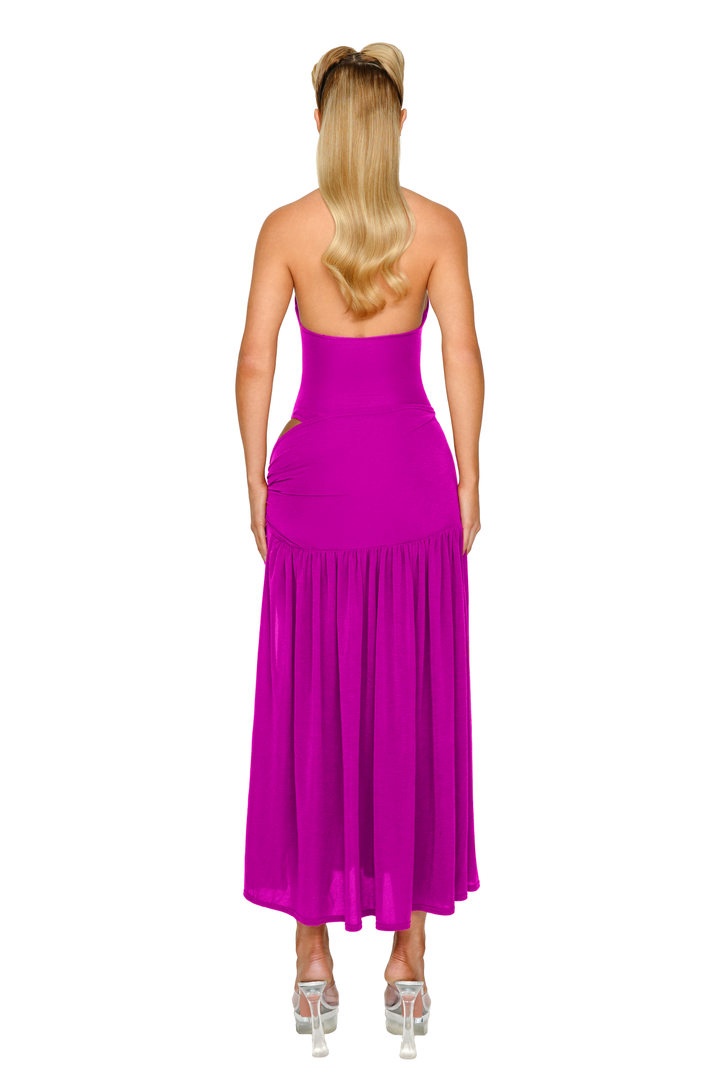 Atacama Knit Dress - Magenta