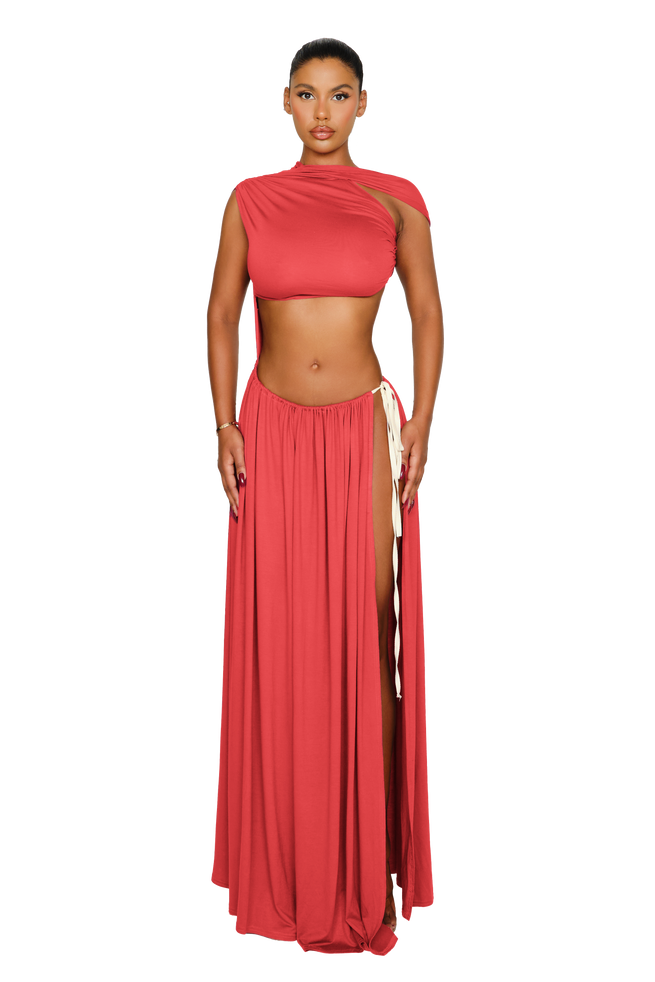 Caroni Dress - Coral Paradise