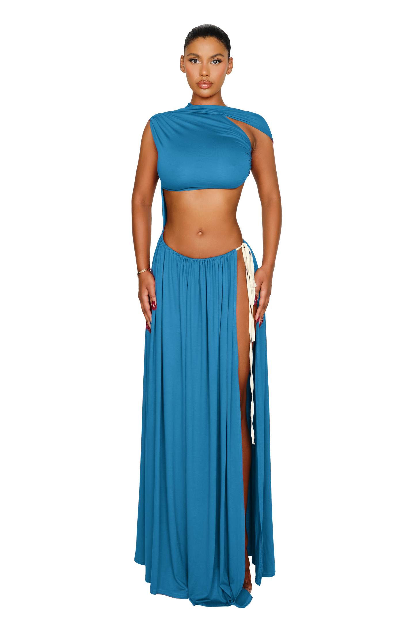 Caroni Dress - Marine Blue