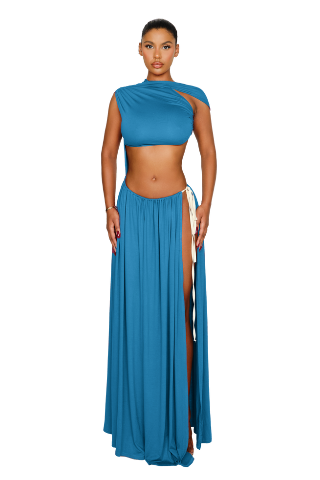 Caroni Dress - Marine Blue