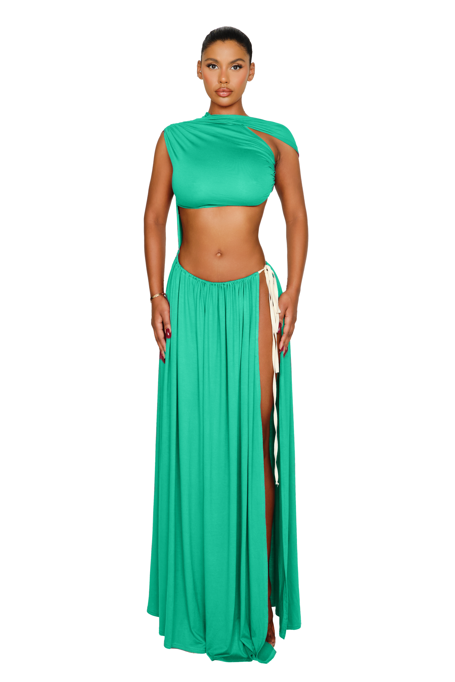 Caroni Dress - Jade Green