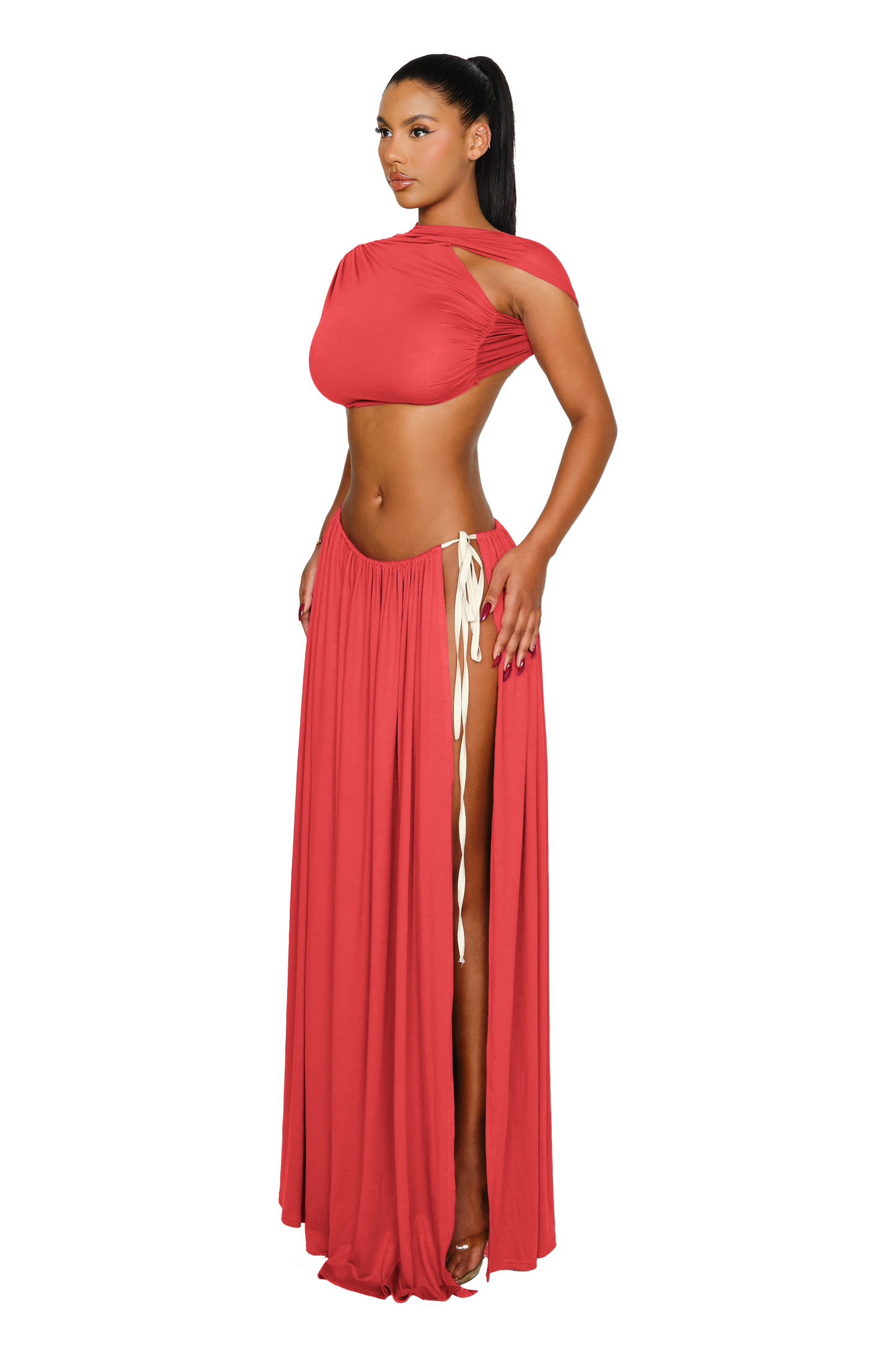 Caroni Dress - Coral Paradise