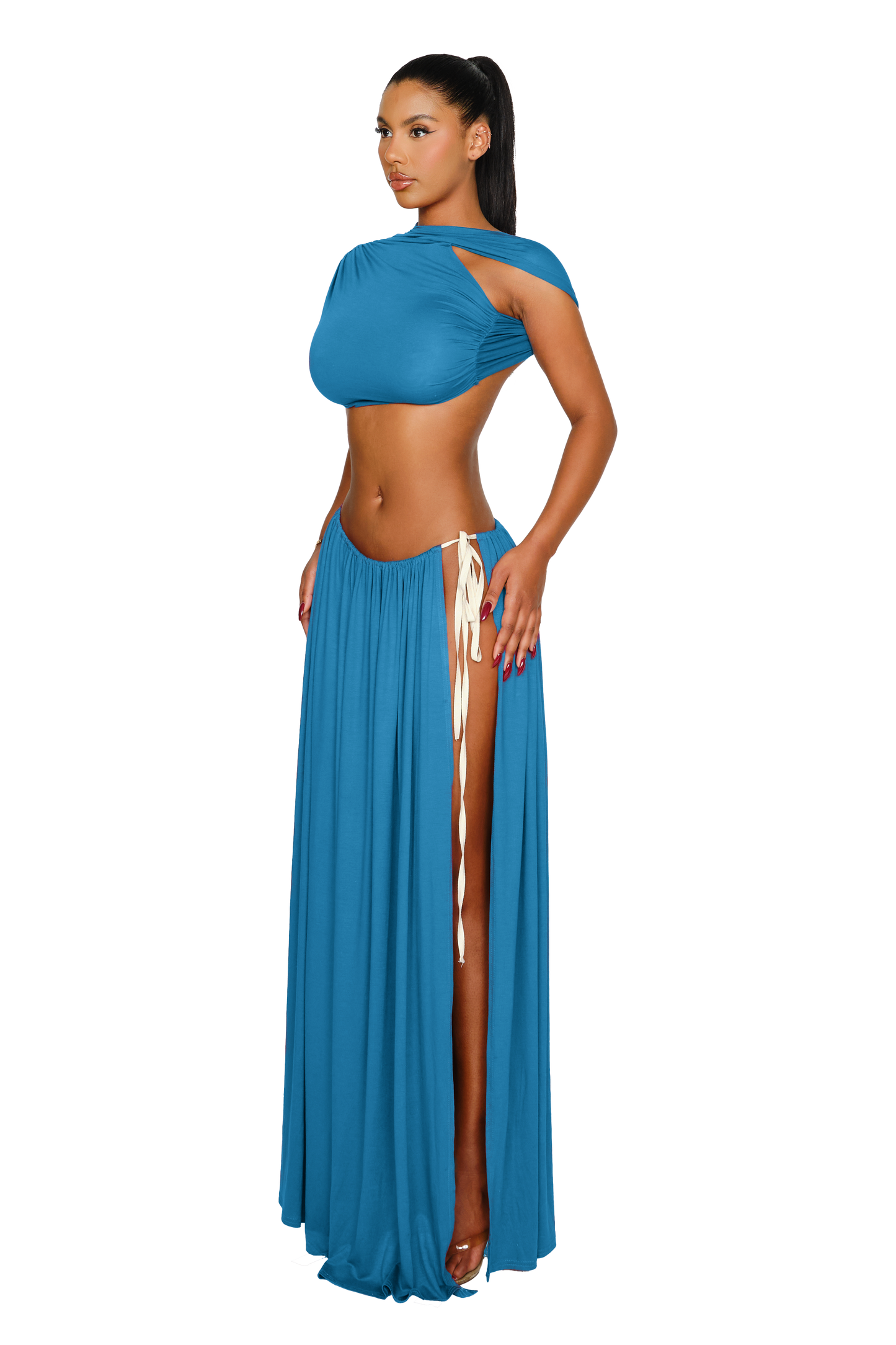 Caroni Dress - Marine Blue
