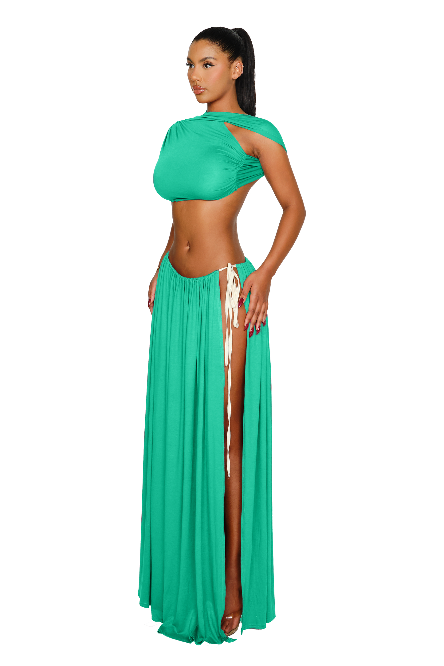 Caroni Dress - Jade Green