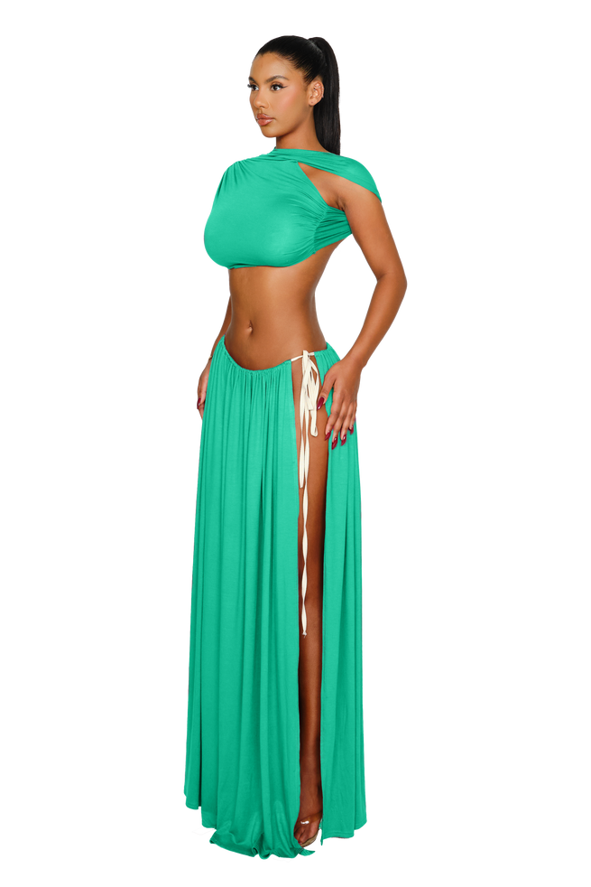 Caroni Dress - Jade Green