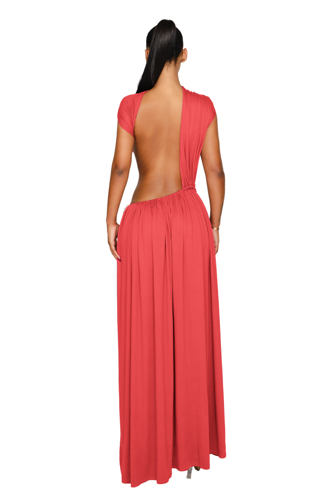 Caroni Dress - Coral Paradise