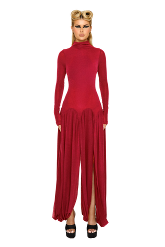 Parbat Dress - Cherry Juice