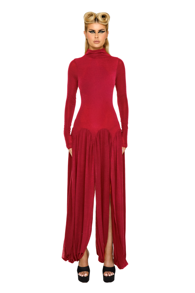 Parbat Dress - Cherry Juice