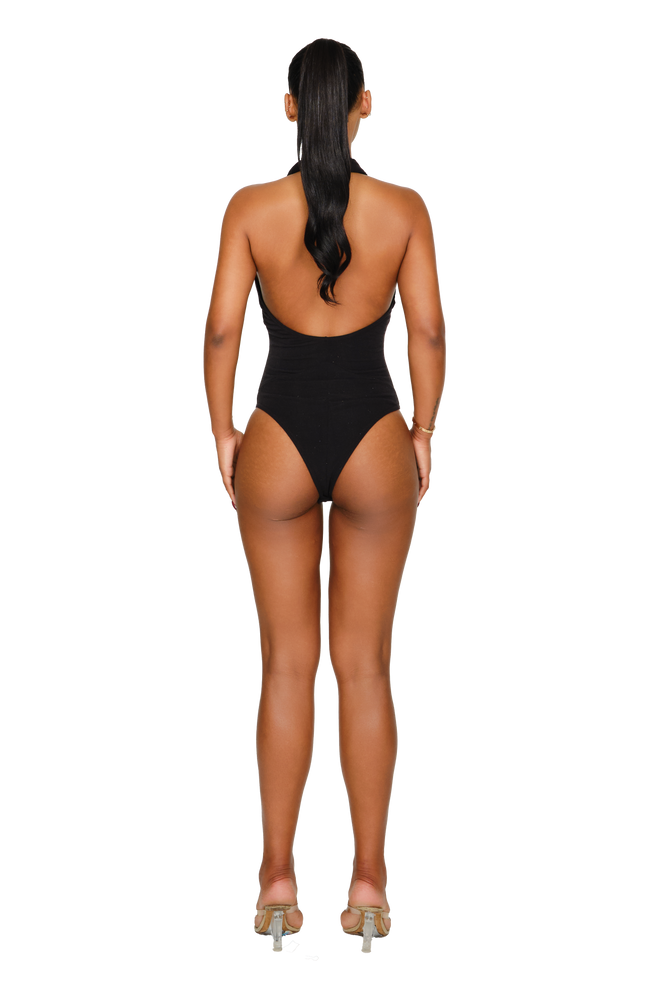 Ferlo Bodysuit - Satin Black