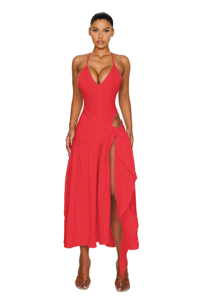 Atacama Dress - Hot Red