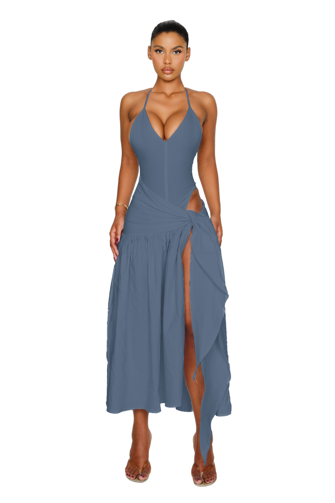 Atacama Dress - Slate Blue
