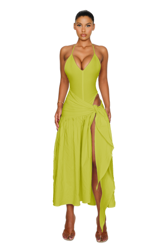 Atacama Dress - Fresh Lime