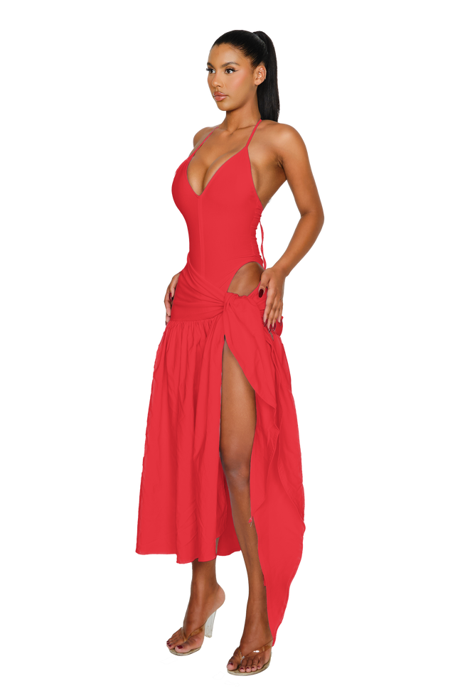 Atacama Dress - Hot Red