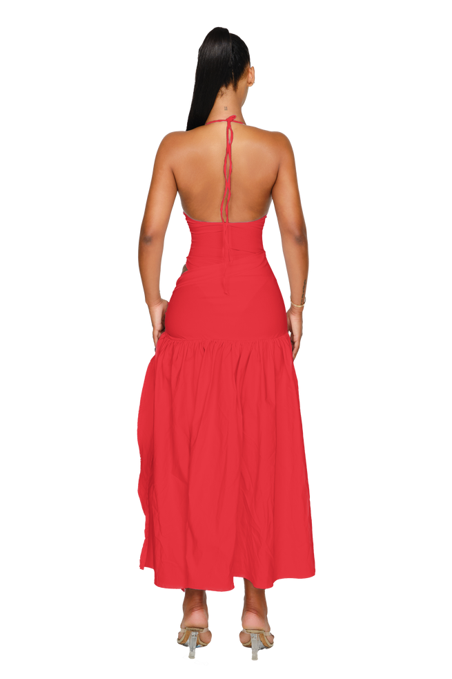 Atacama Dress - Hot Red