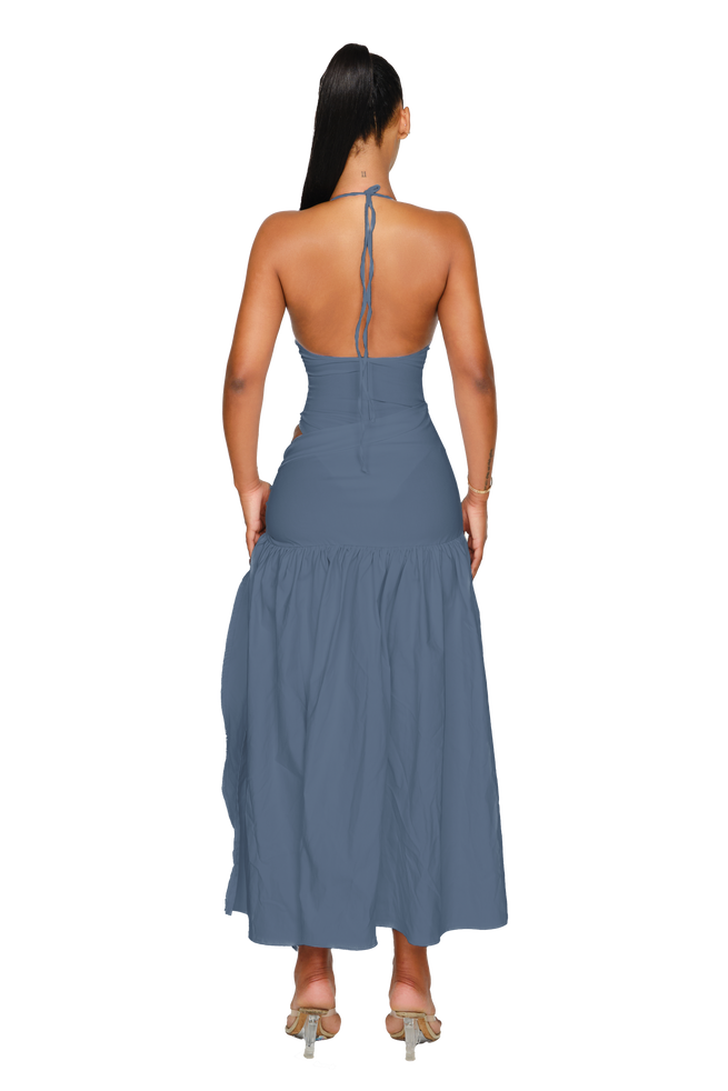 Atacama Dress - Slate Blue