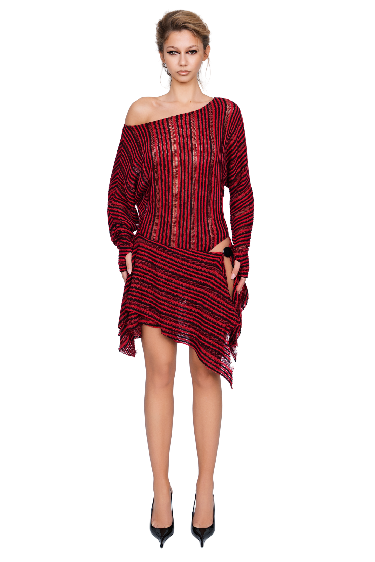 Falzarego Skater Dress - Cinnabar