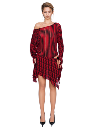 Falzarego Skater Dress - Cinnabar