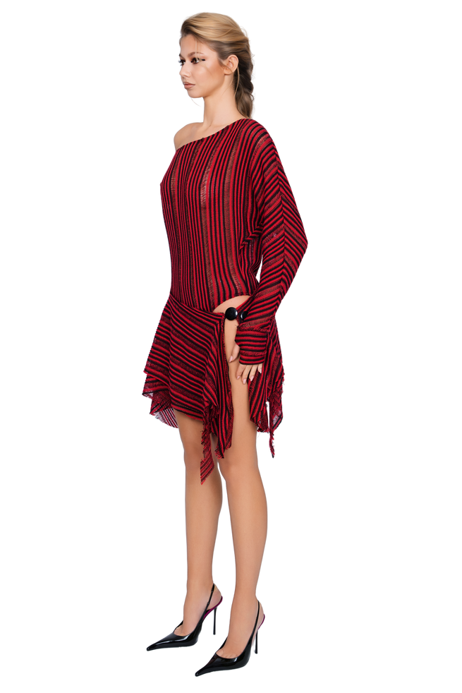 Falzarego Skater Dress - Cinnabar