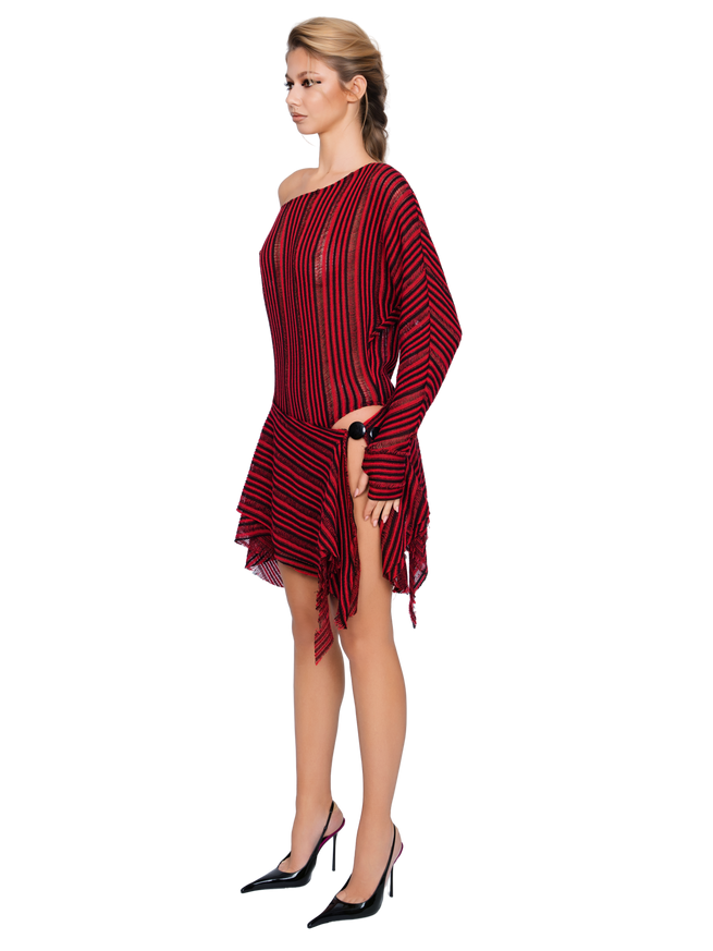Falzarego Skater Dress - Cinnabar