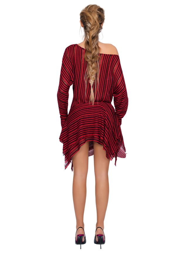 Falzarego Skater Dress - Cinnabar