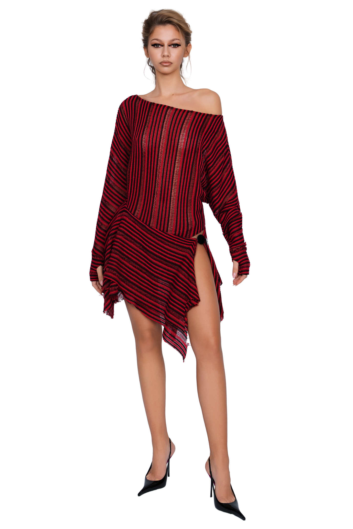 Falzarego Skater Dress - Cinnabar