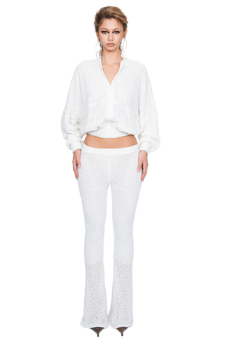 Palla Bianca Bomber Jacket - Opal Cream