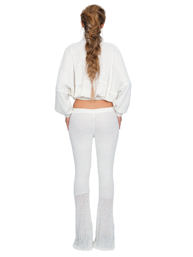 Palla Bianca Bomber Jacket - Opal Cream