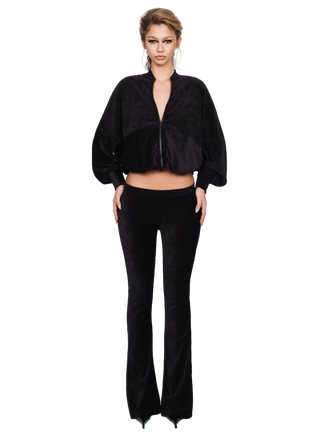 Palla Bianca Bomber Jacket - Obsidian Plush