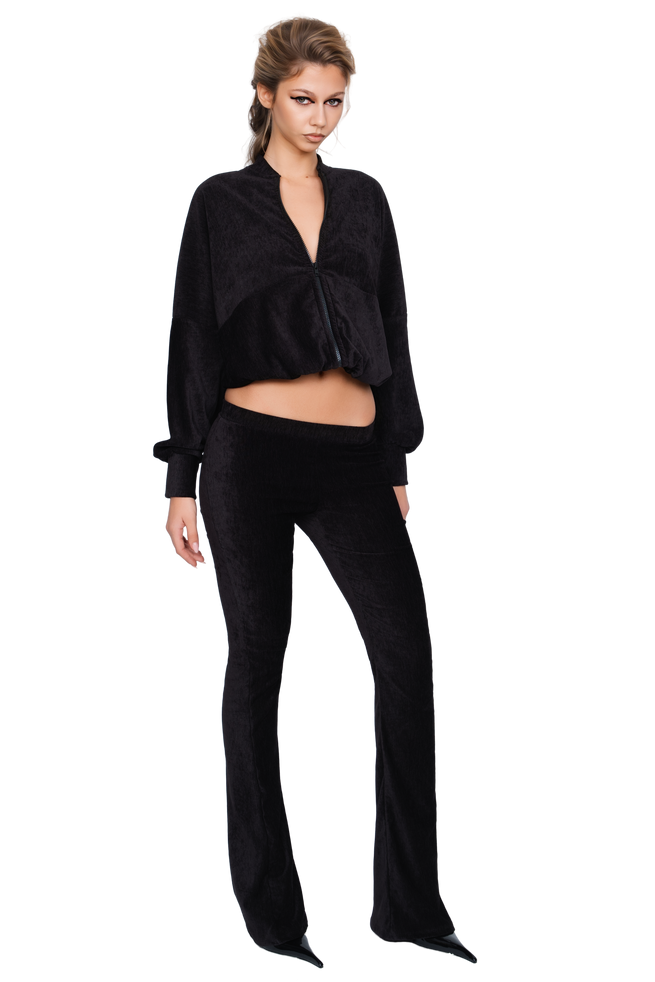 Palla Bianca Bomber Jacket - Obsidian Plush
