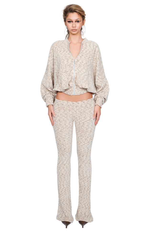 Palla Bianca Bomber Jacket - Sandstone Marl