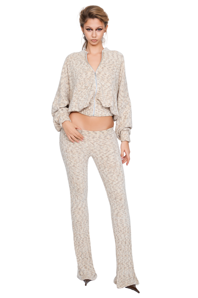 Palla Bianca Bomber Jacket - Sandstone Marl