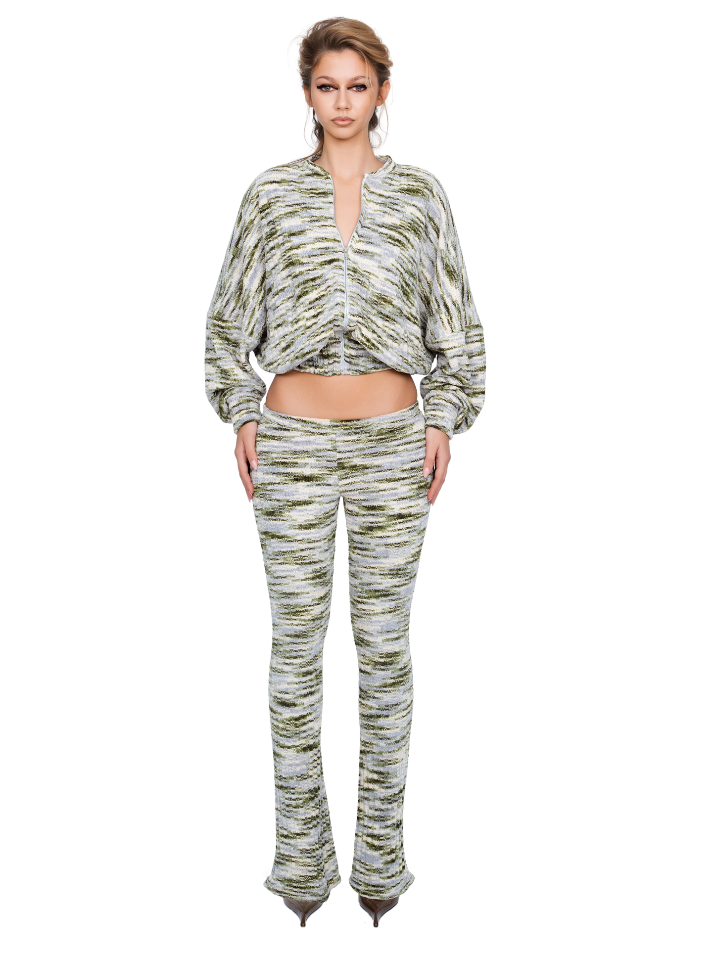 Dola Zip Bomber - Moss Strata