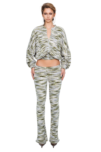 Dola Zip Bomber - Moss Strata