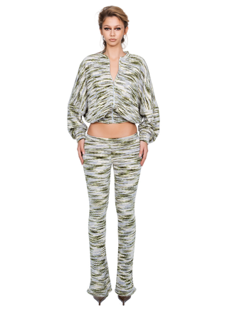 Dola Zip Bomber - Moss Strata