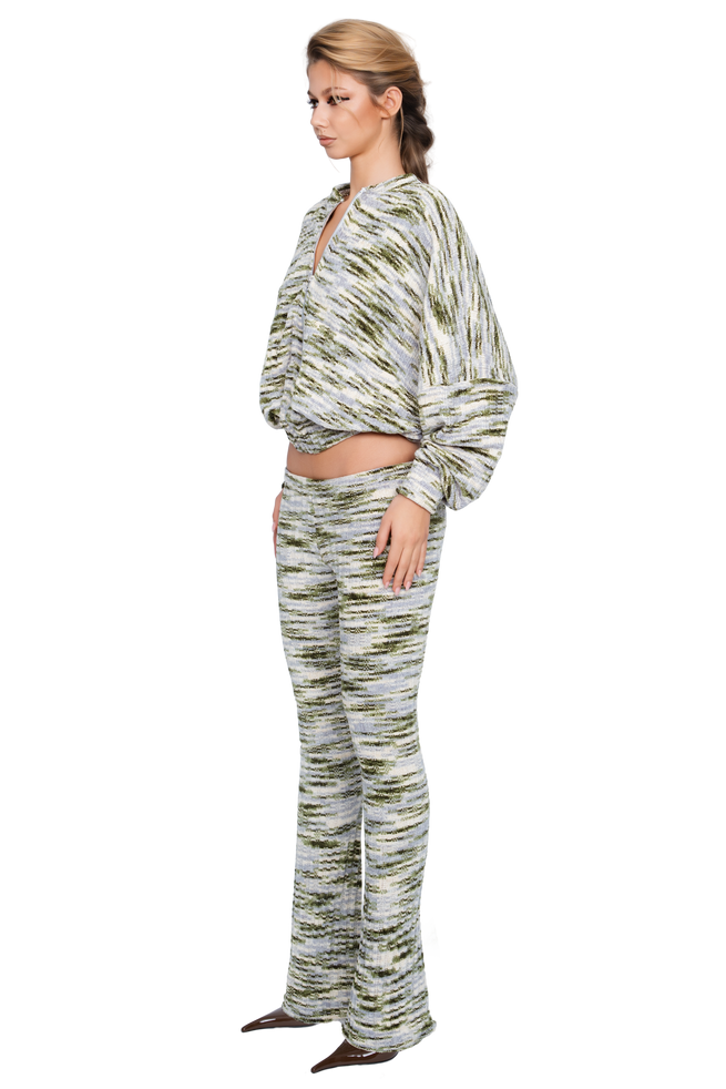 Dola Zip Bomber - Moss Strata