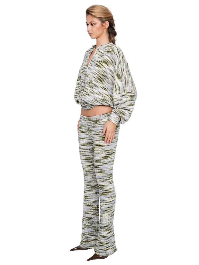 Dola Zip Bomber - Moss Strata