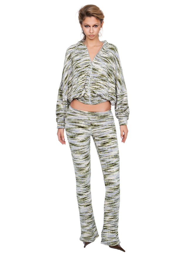 Dola Zip Bomber - Moss Strata