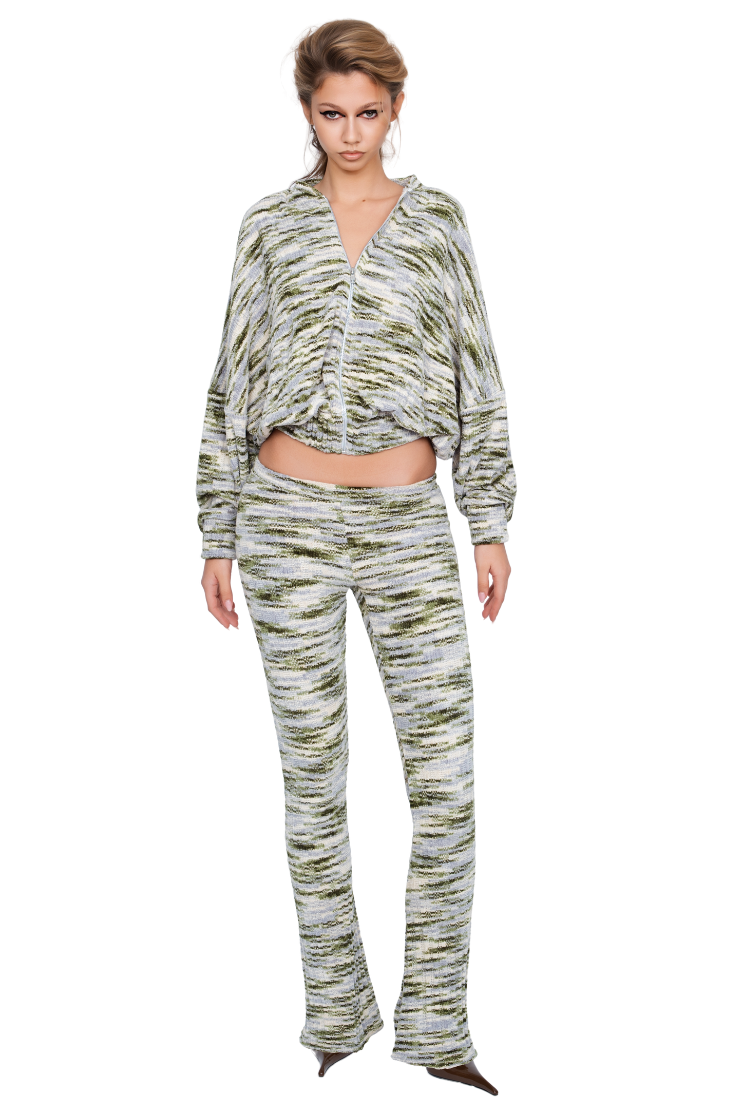 Dola Zip Bomber - Moss Strata