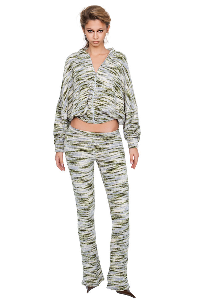 Dola Zip Bomber - Moss Strata