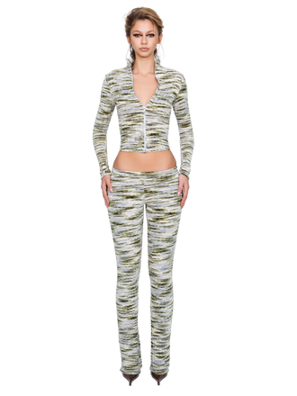 Dola Trouser - Moss Strata