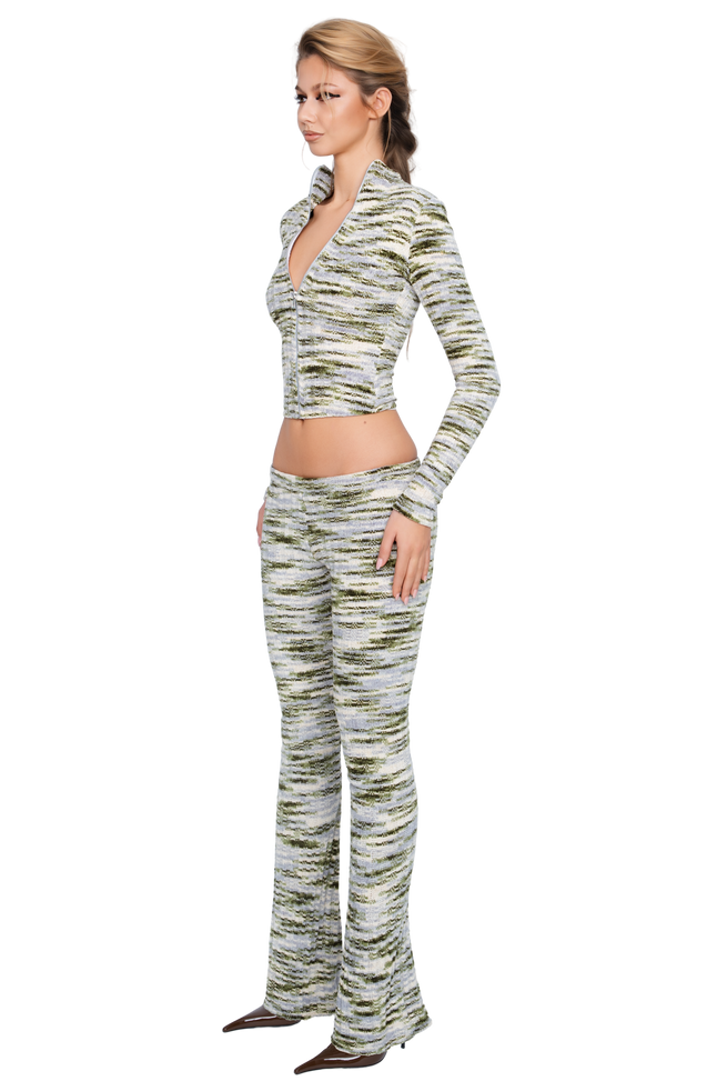 Dola Trouser - Moss Strata