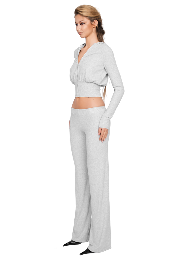 Pordena Ribbed Trouser - Soft Ash