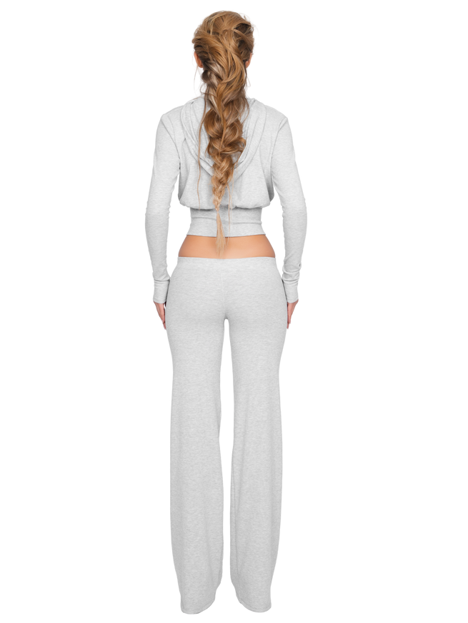 Pordena Ribbed Trouser - Soft Ash