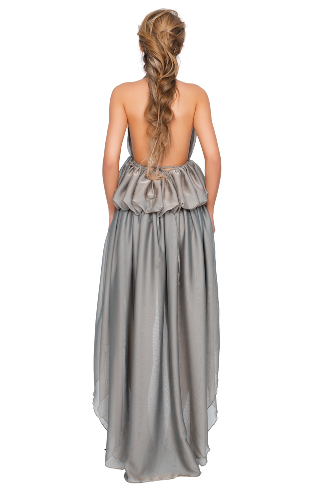 Bolzano Halter Dress - Shadow Sage