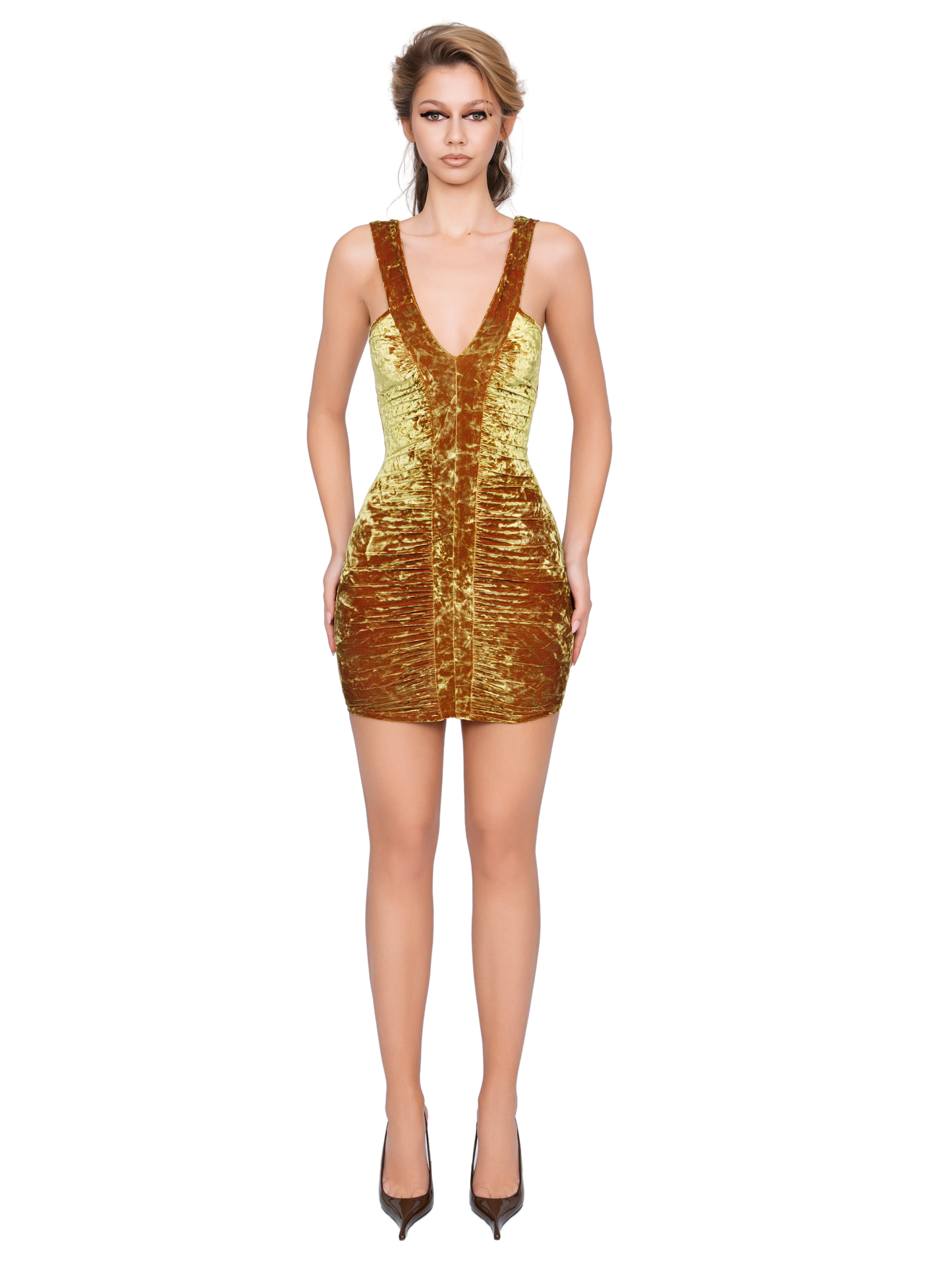 Duran Ruched Mini - Honey Lime