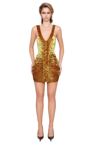 Duran Ruched Mini - Honey Lime