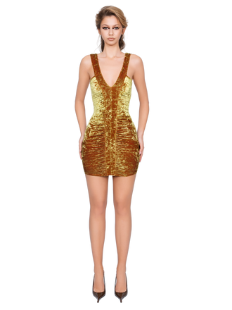 Duran Ruched Mini - Honey Lime