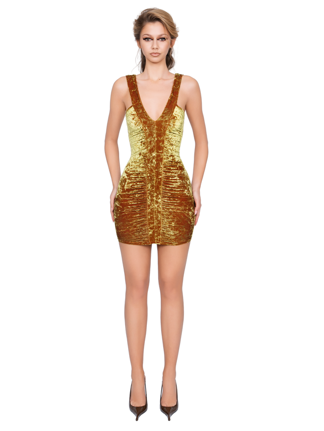 Duran Ruched Mini - Honey Lime