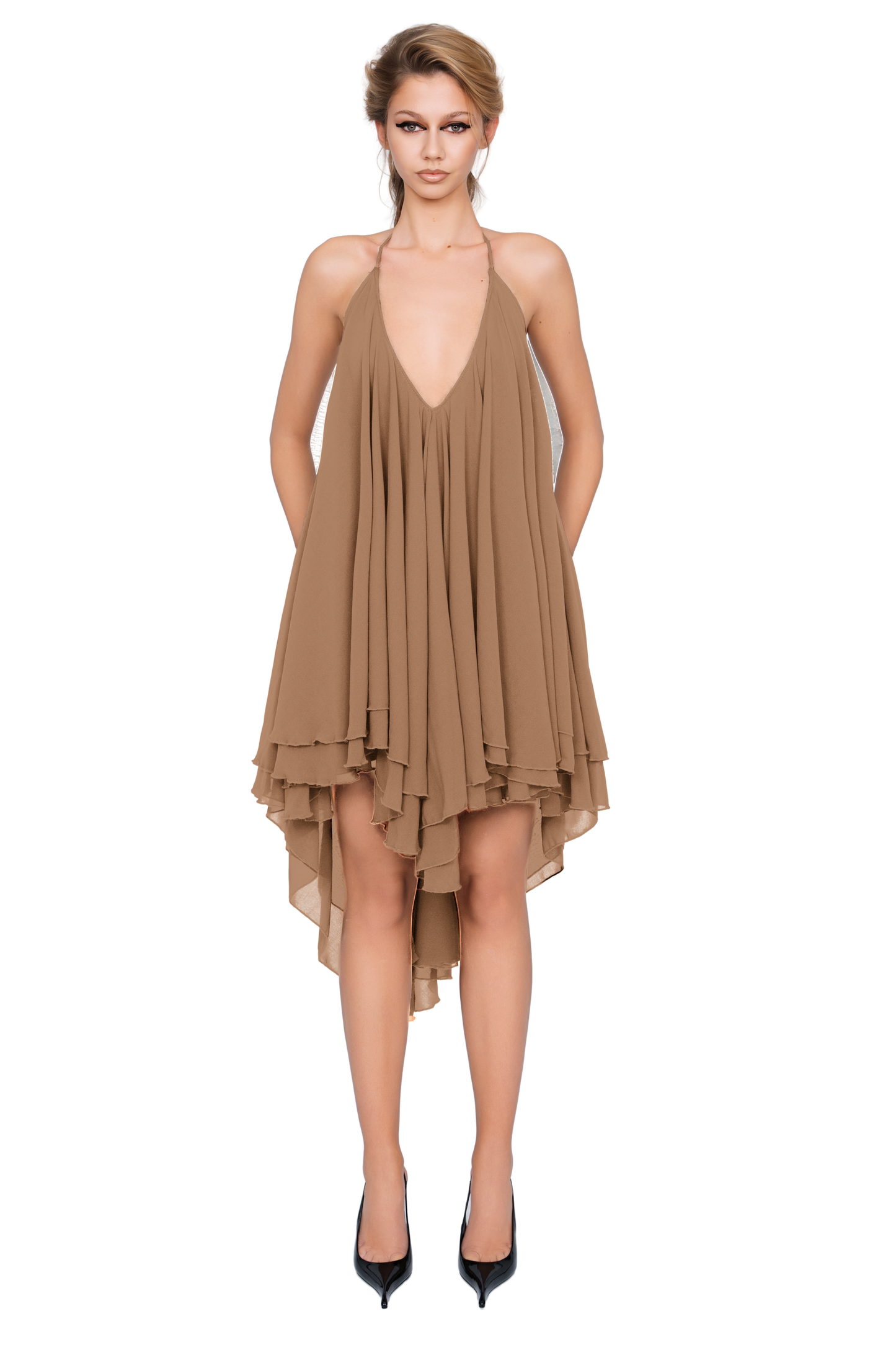 Fassa Dress - Indian Tan