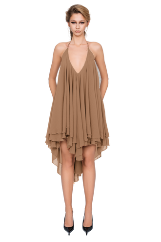 Fassa Dress - Indian Tan
